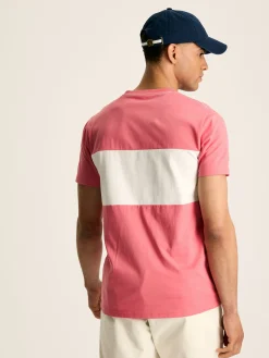Denton Colourblock Jersey Crew Neck T-Shirt<Joules
