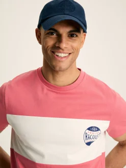 Denton Colourblock Jersey Crew Neck T-Shirt<Joules