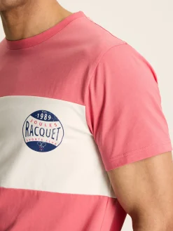 Denton Colourblock Jersey Crew Neck T-Shirt<Joules