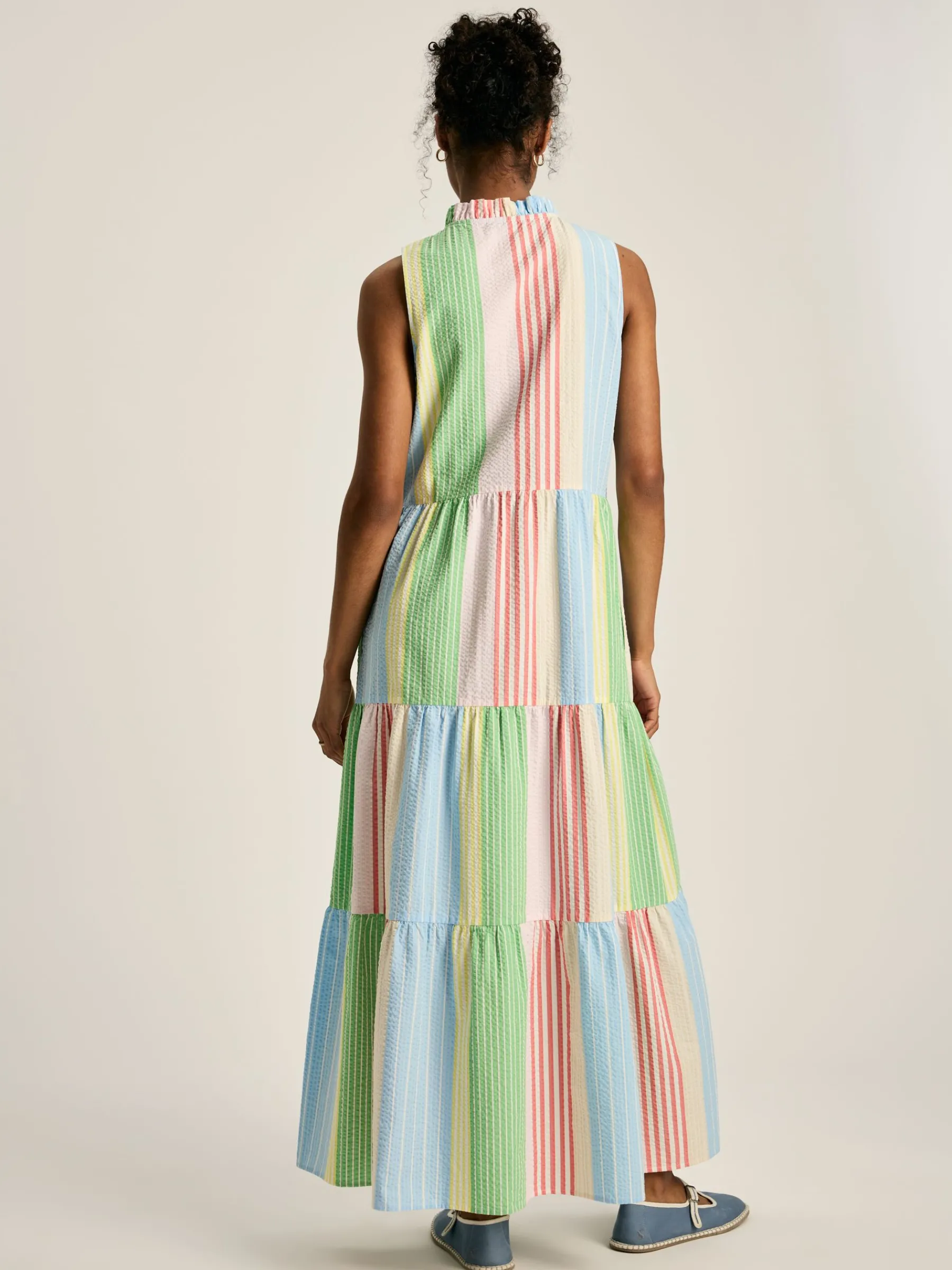 Dolcie Seersucker Maxi Sundress<Joules Sale