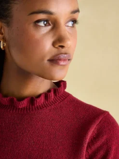 Edith Frill Neck Jumper<Joules Online