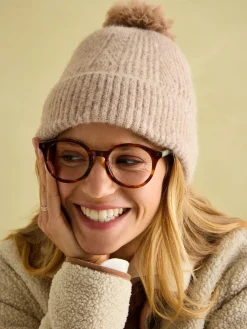 Effie Knitted Bobble Hat<Joules New