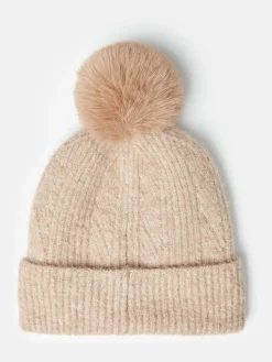 Effie Knitted Bobble Hat<Joules New