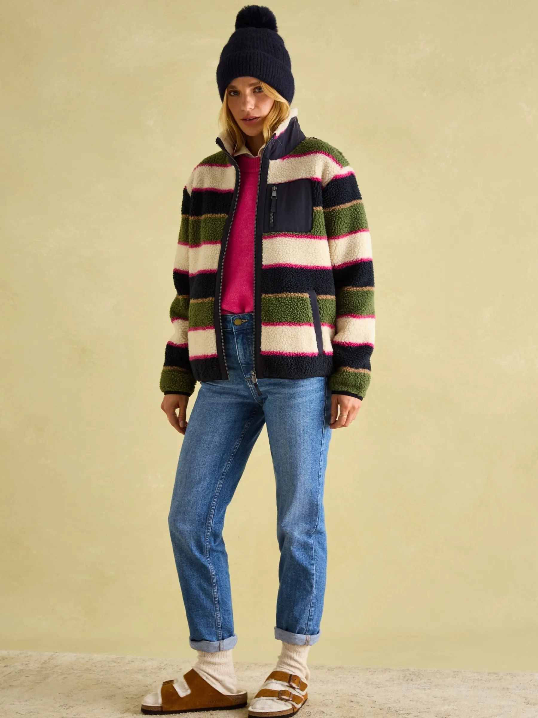 Effie Knitted Bobble Hat<Joules Outlet