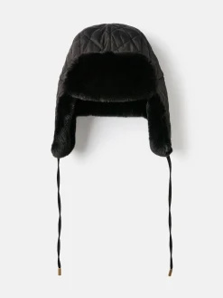 Eira Faux Fur Lined Quilted Trapper Hat<Joules Clearance