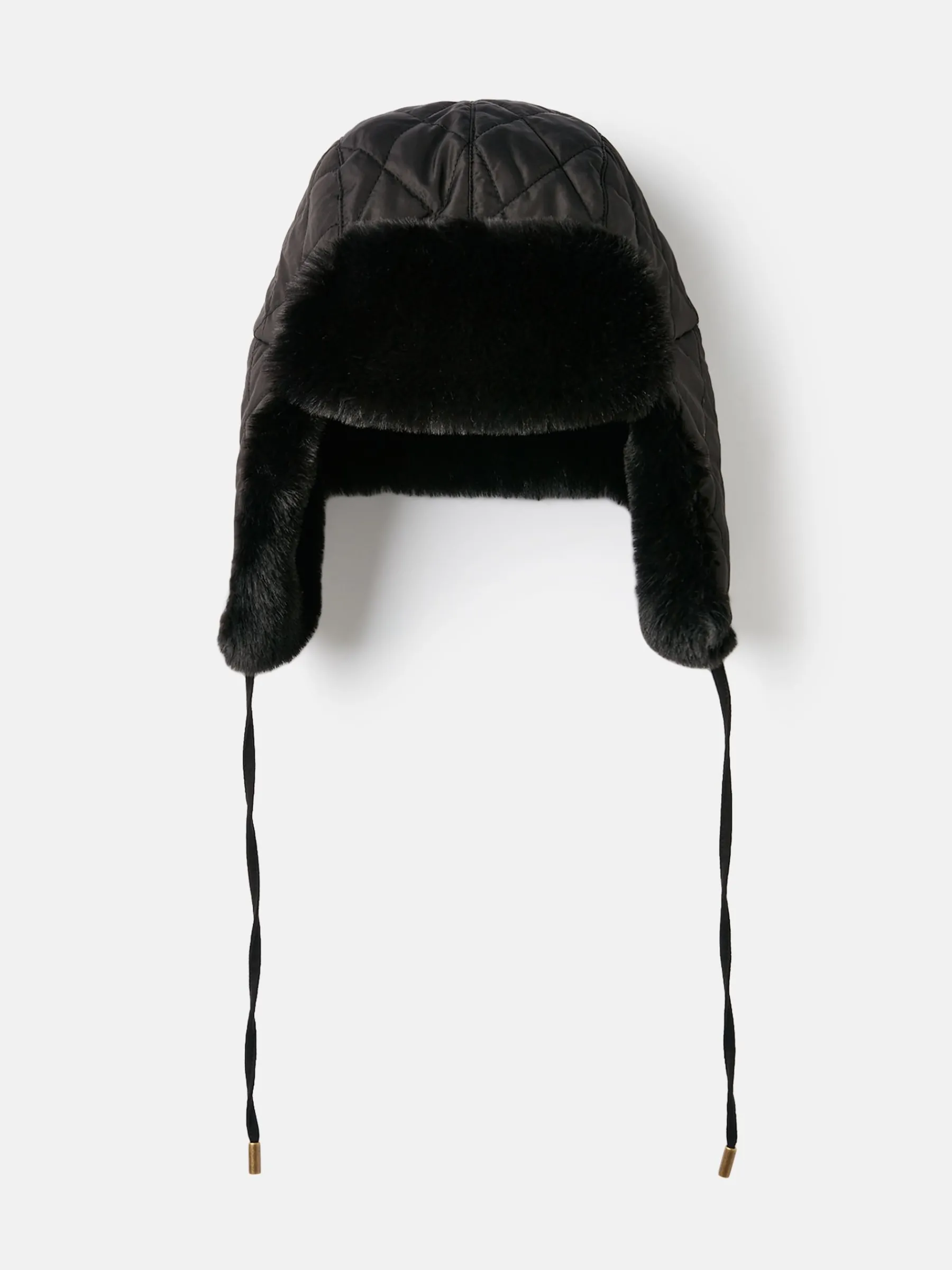 Eira Faux Fur Lined Quilted Trapper Hat<Joules Clearance