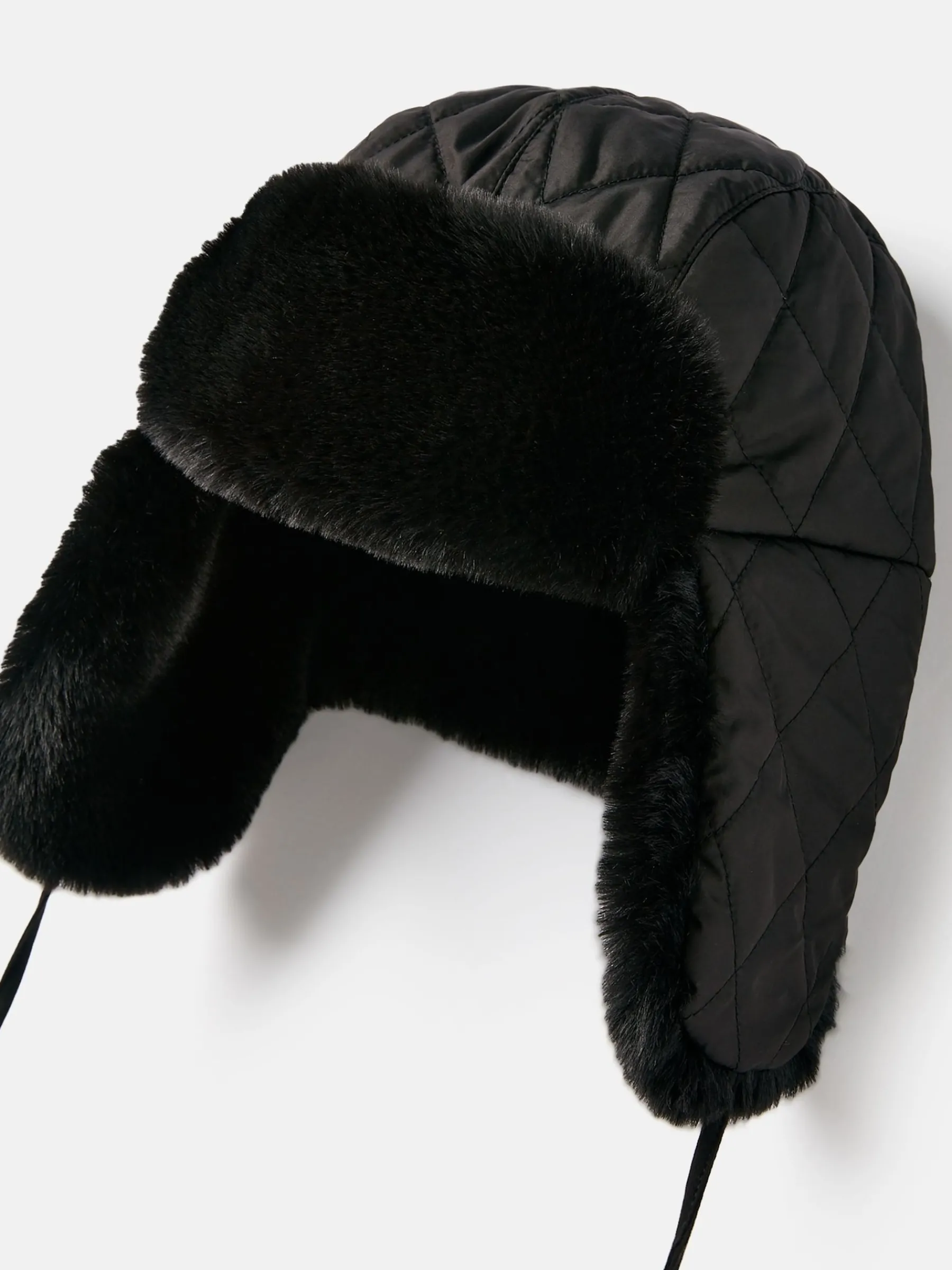 Eira Faux Fur Lined Quilted Trapper Hat<Joules Clearance
