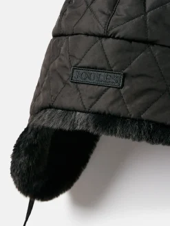 Eira Faux Fur Lined Quilted Trapper Hat<Joules Clearance
