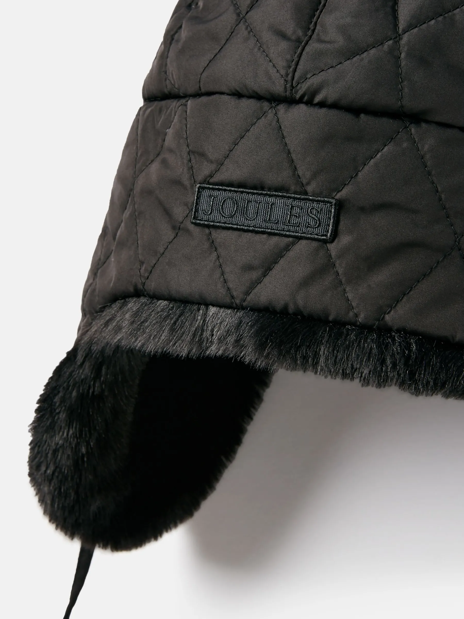 Eira Faux Fur Lined Quilted Trapper Hat<Joules Clearance