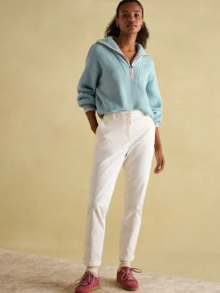 Elmore Knitted Quarter Zip Jumper<Joules Hot