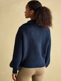 Elmore Knitted Quarter Zip Jumper<Joules Sale