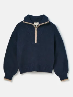 Elmore Knitted Quarter Zip Jumper<Joules Sale