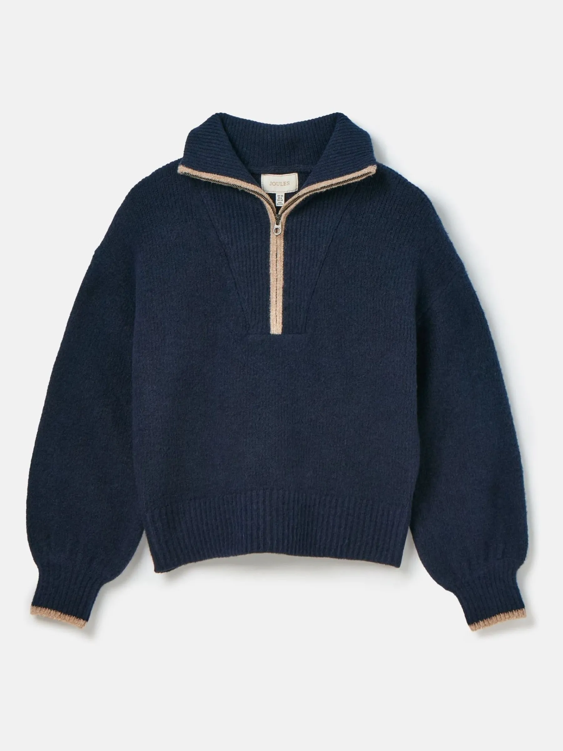 Elmore Knitted Quarter Zip Jumper<Joules Sale
