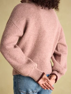 Elmore Knitted Quarter Zip Jumper<Joules