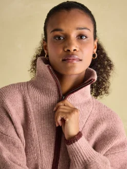 Elmore Knitted Quarter Zip Jumper<Joules