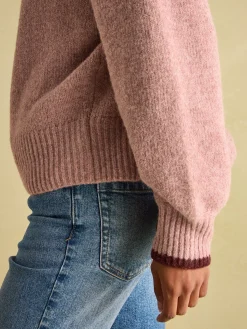 Elmore Knitted Quarter Zip Jumper<Joules