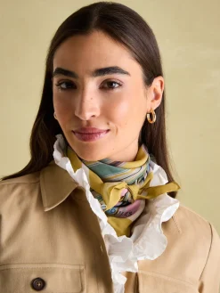 Elsie Printed Lightweight Square Scarf<Joules Hot