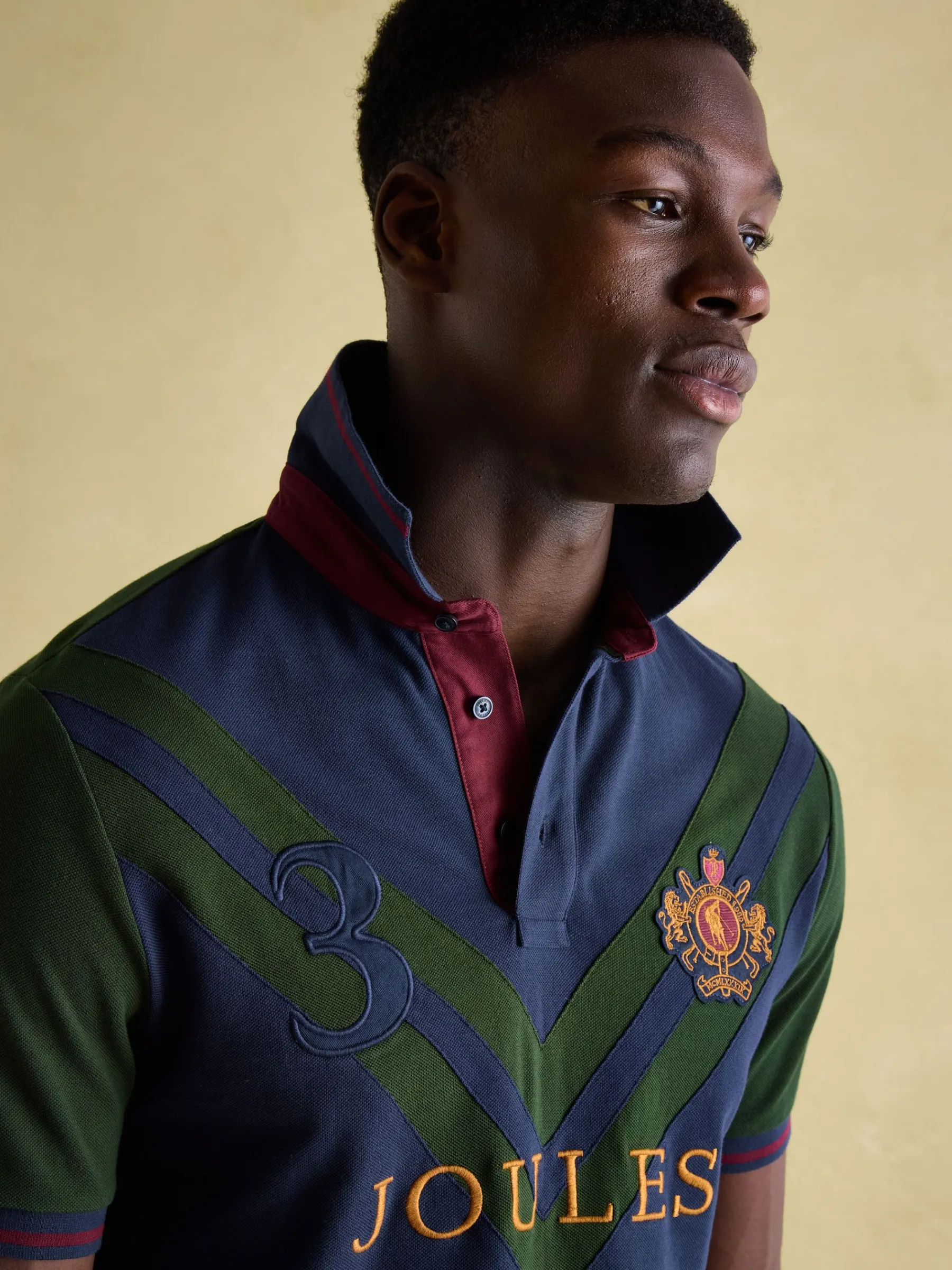 Embellished Classic Fit Polo Shirt<Joules