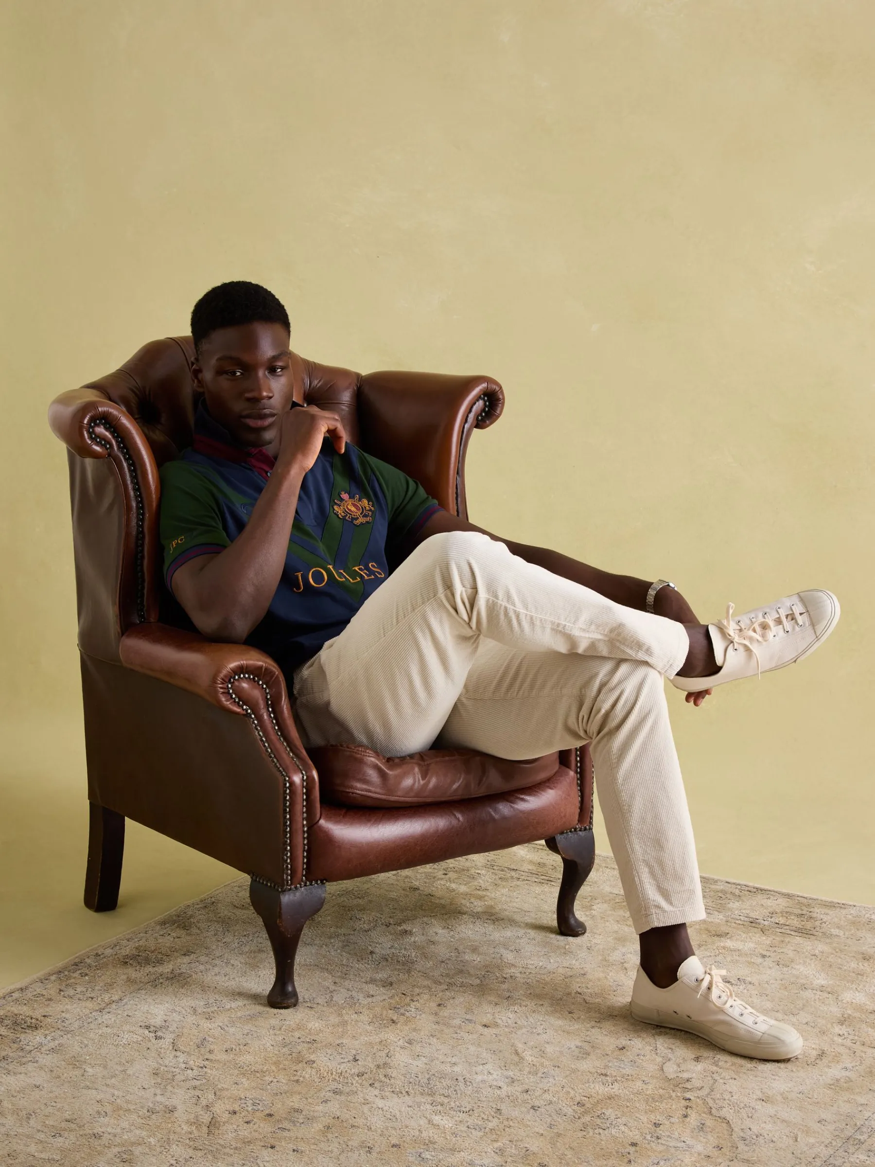 Embellished Classic Fit Polo Shirt<Joules