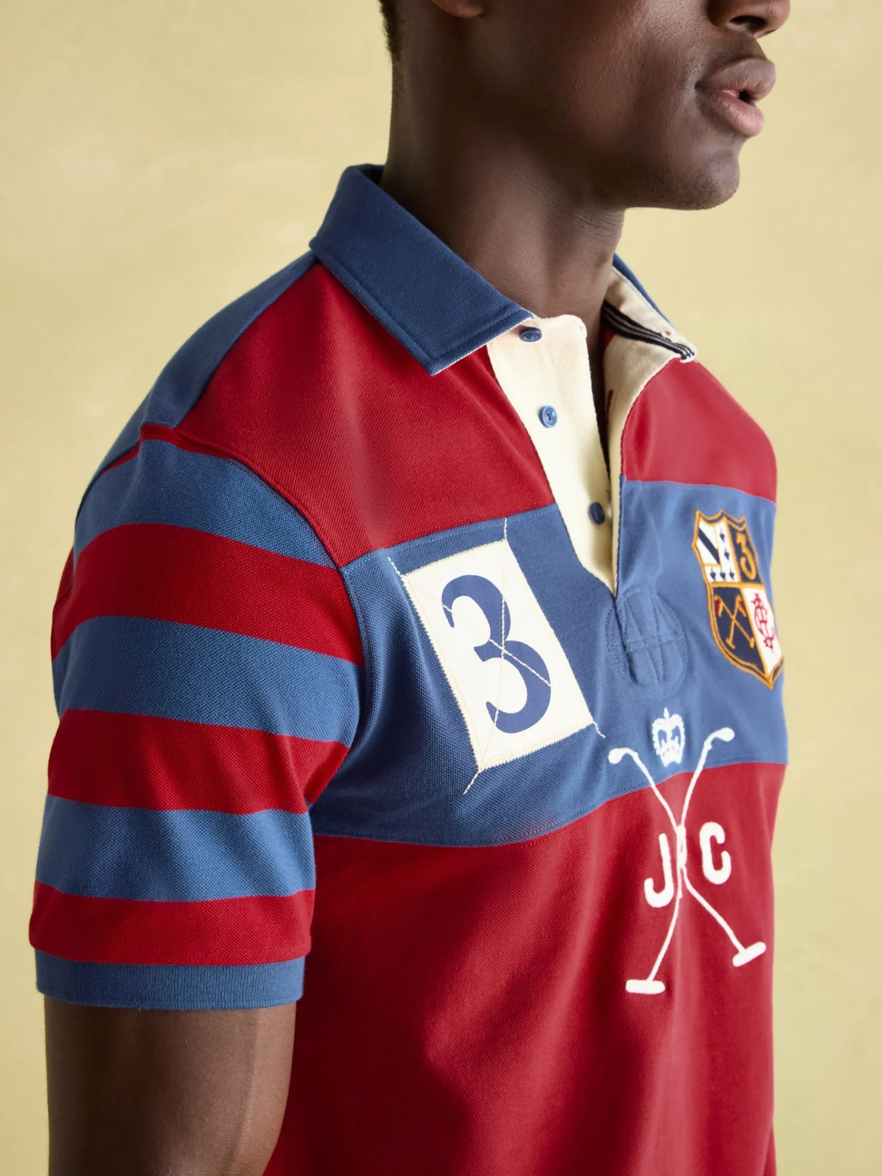 Embellished Classic Fit Polo Shirt<Joules Discount