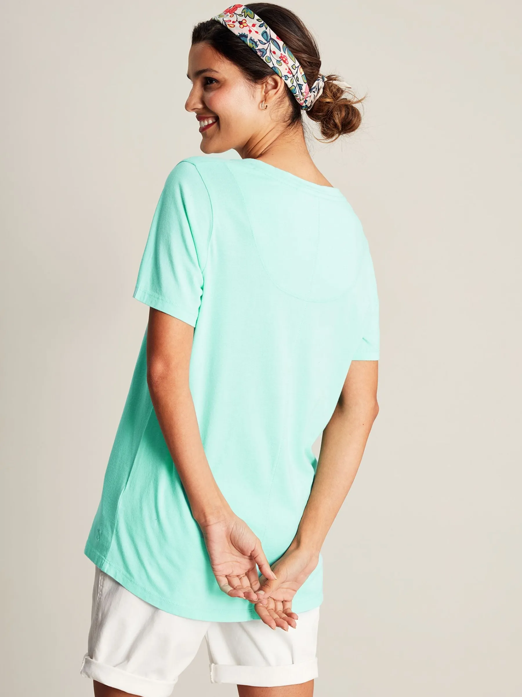 Emily V Neck T-shirt<Joules Hot
