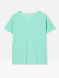 Emily V Neck T-shirt<Joules Hot