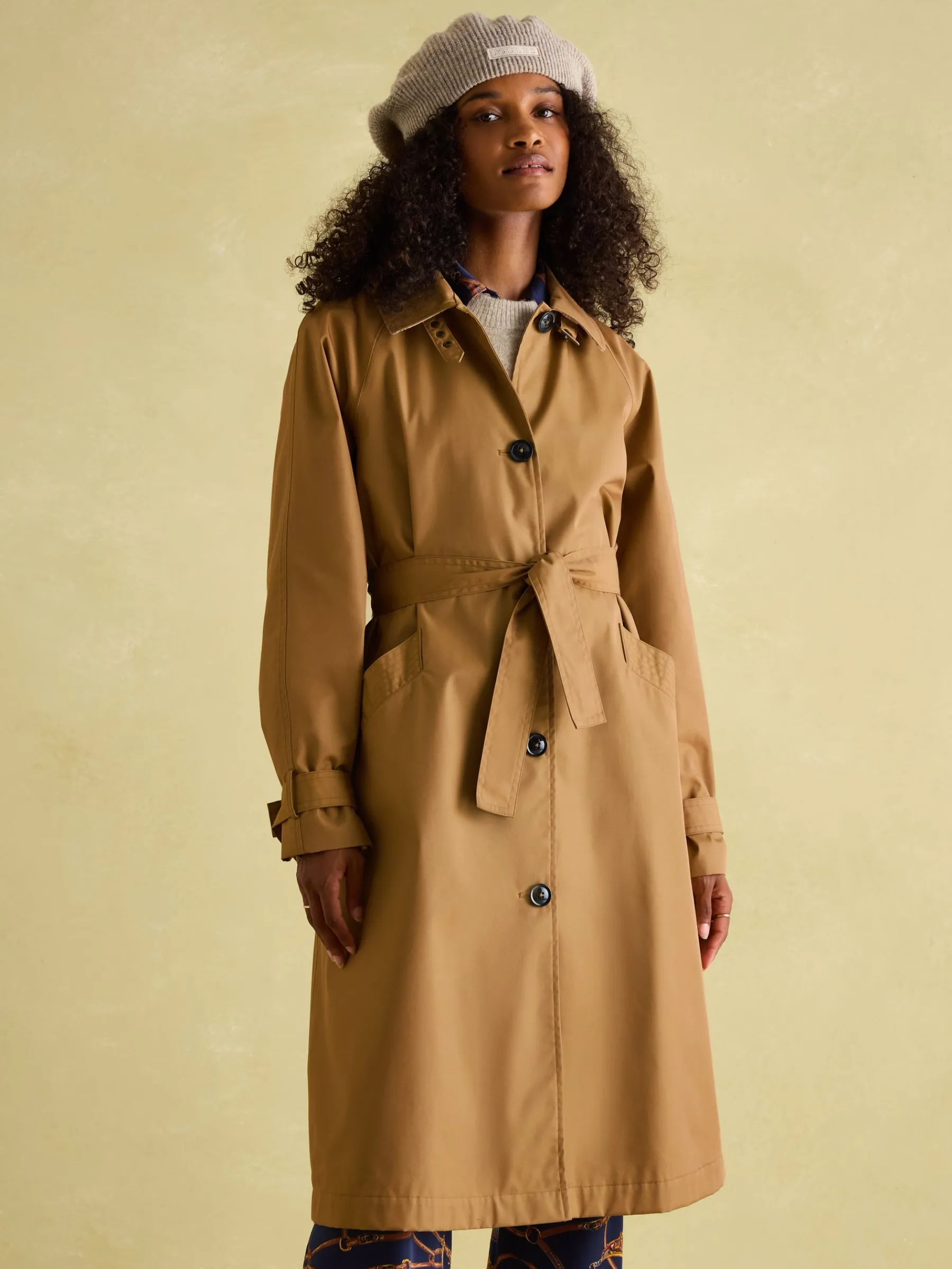 Epwell Waterproof Belted Trench Coat<Joules New