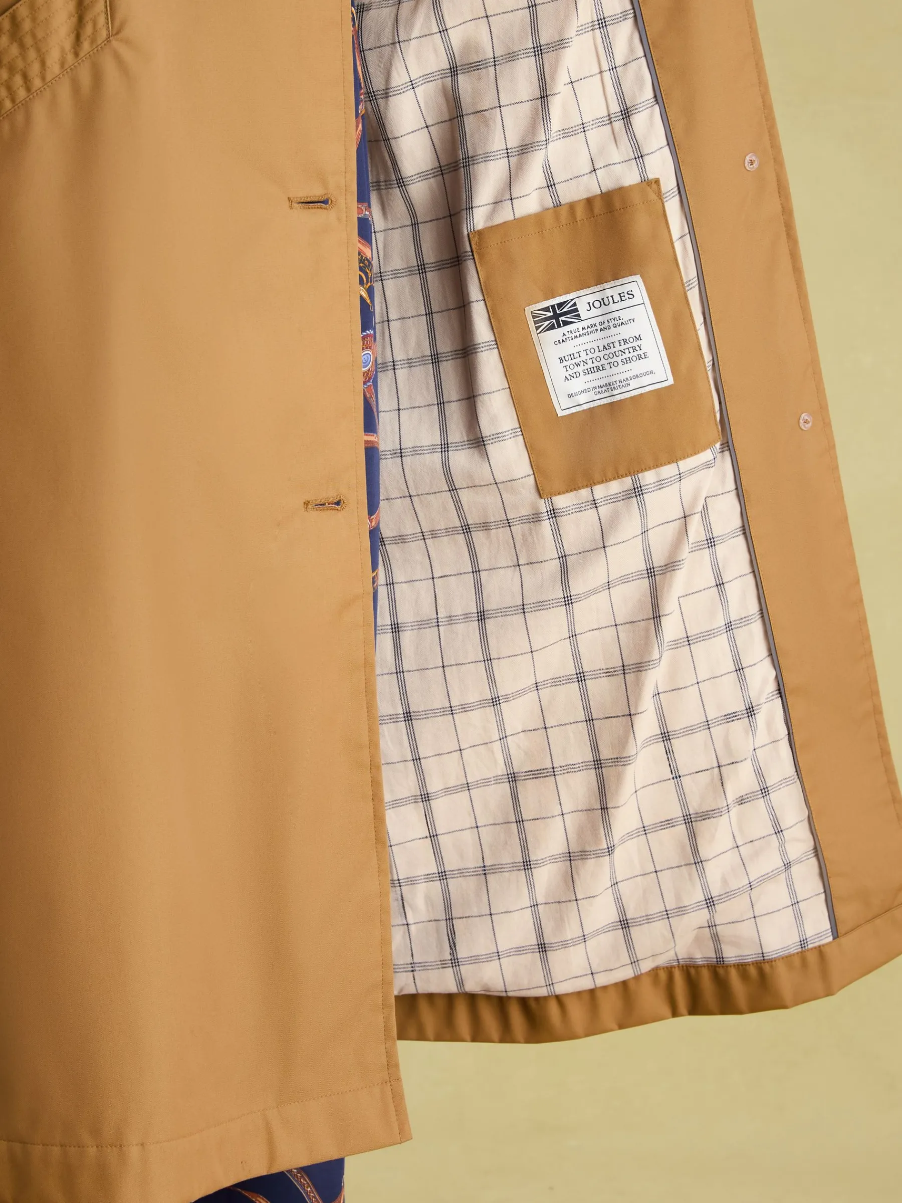 Epwell Waterproof Belted Trench Coat<Joules New