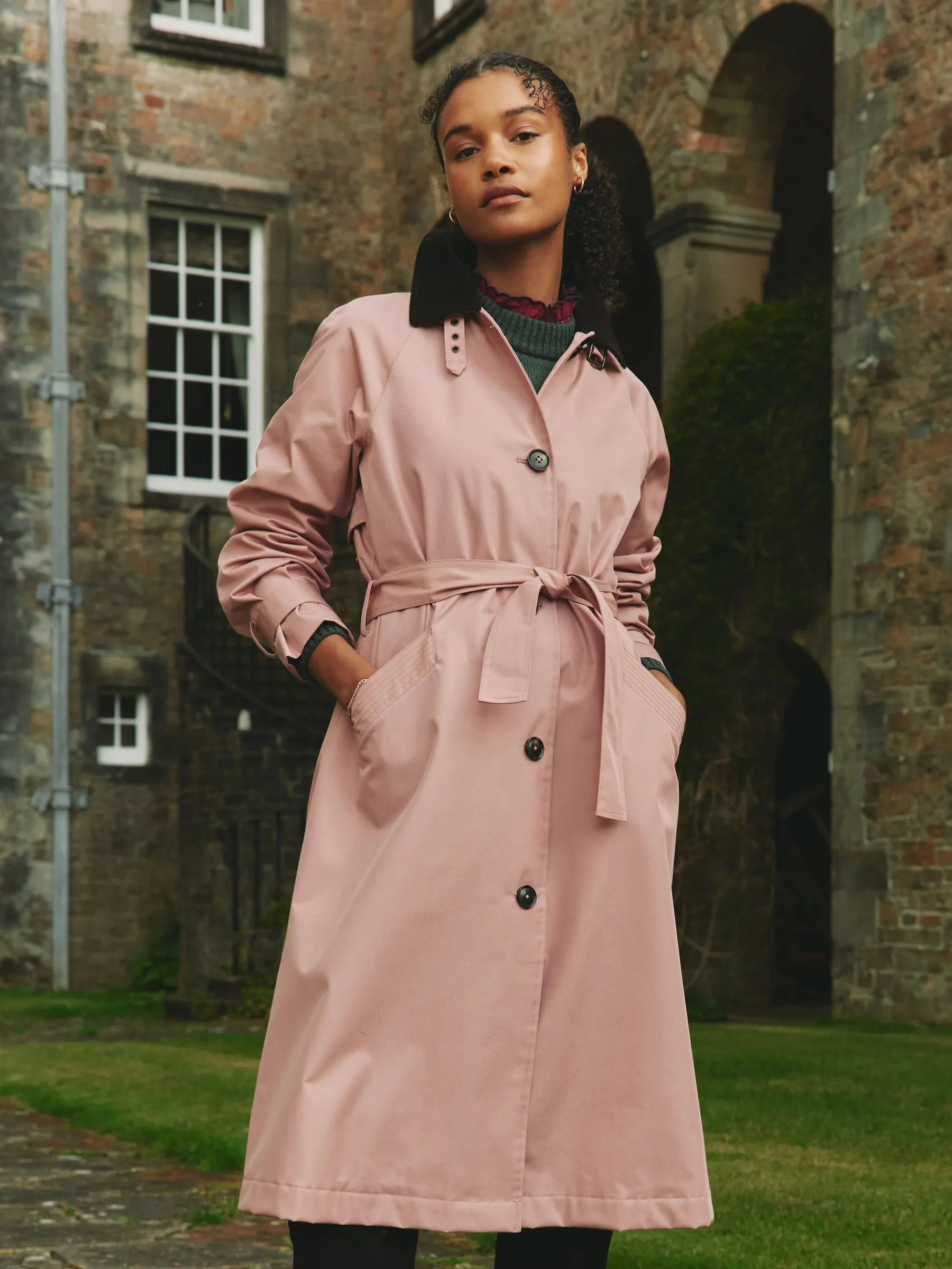 Epwell Waterproof Belted Trench Coat<Joules Online