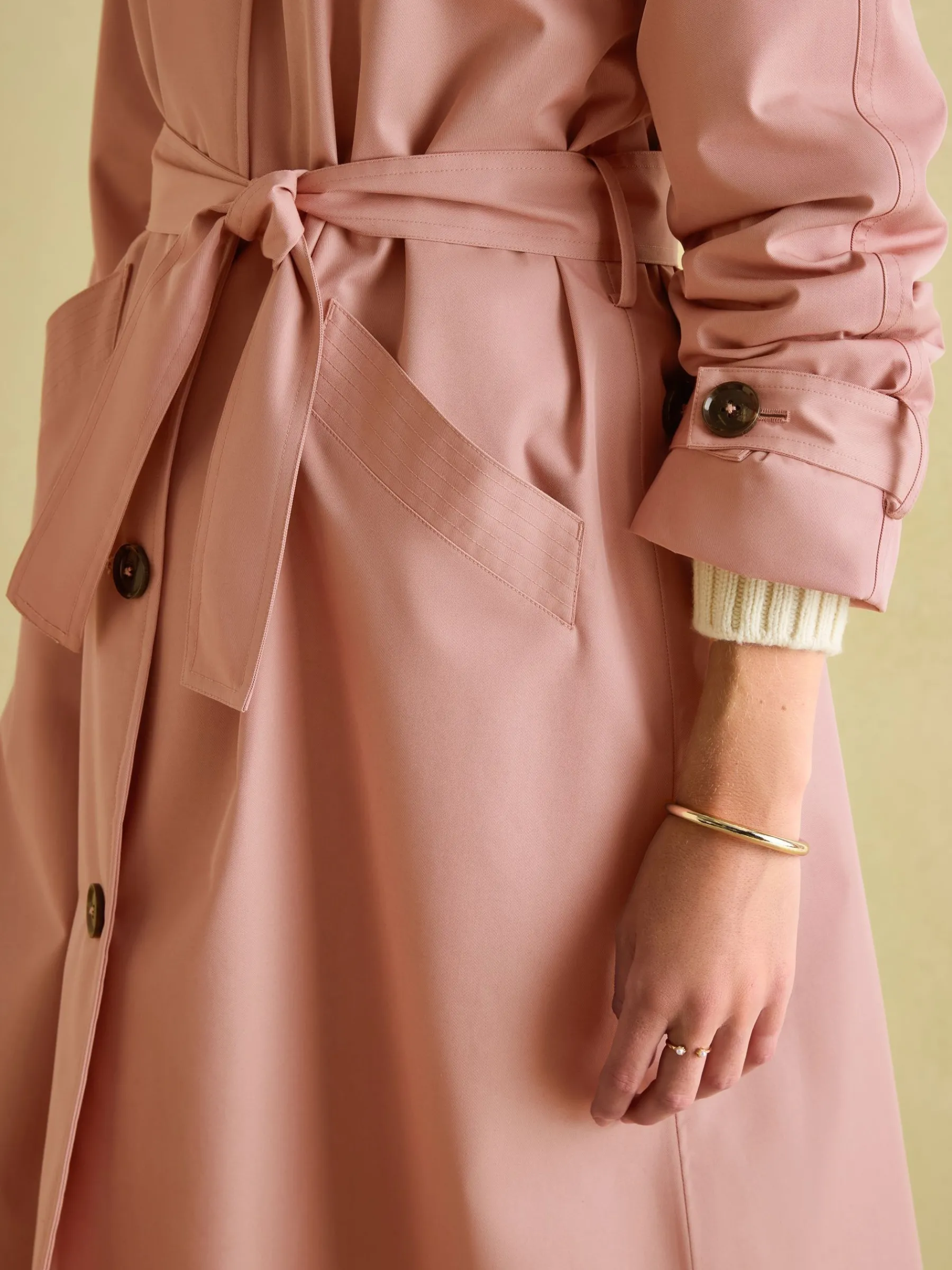 Epwell Waterproof Belted Trench Coat<Joules Online