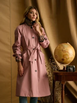 Epwell Waterproof Belted Trench Coat<Joules Online