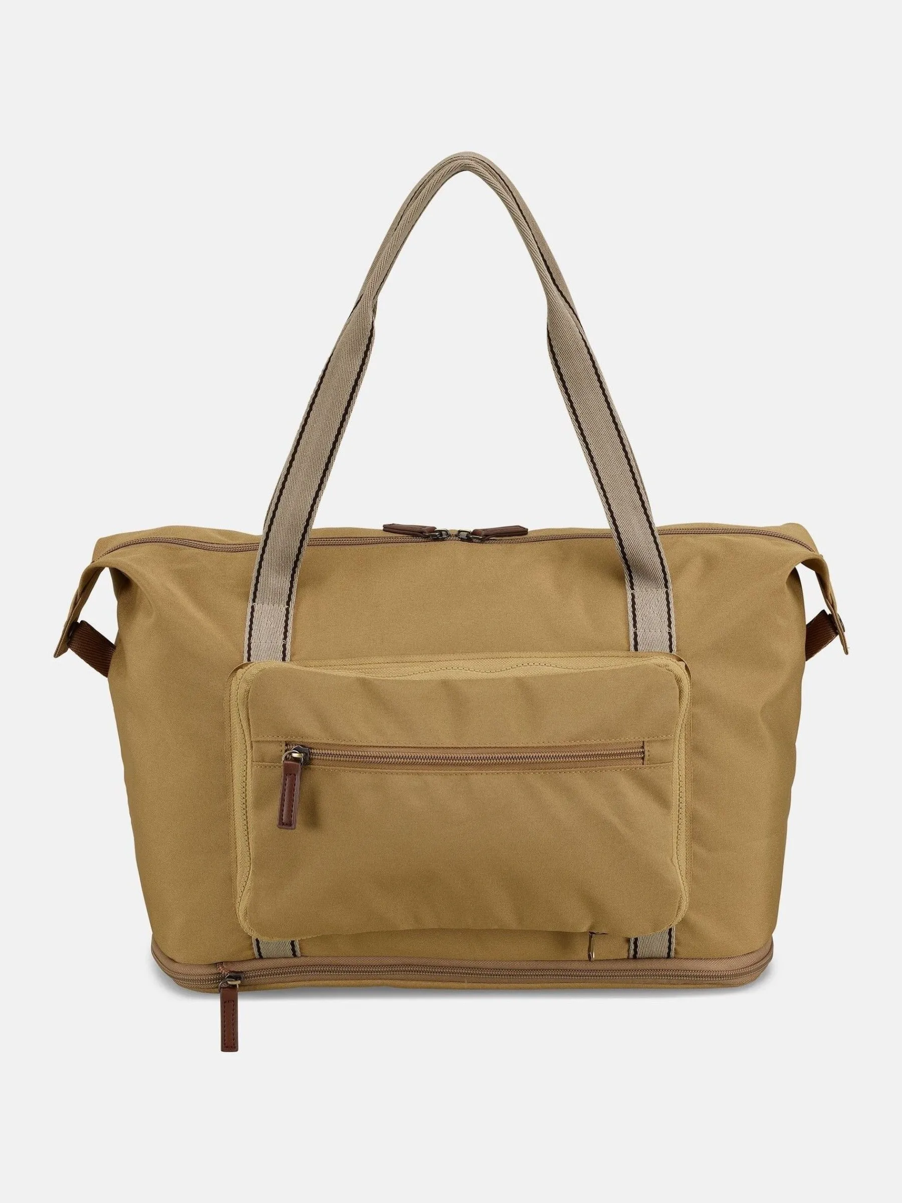Epwell Tan Brown Packaway Duffle Bag<Joules New