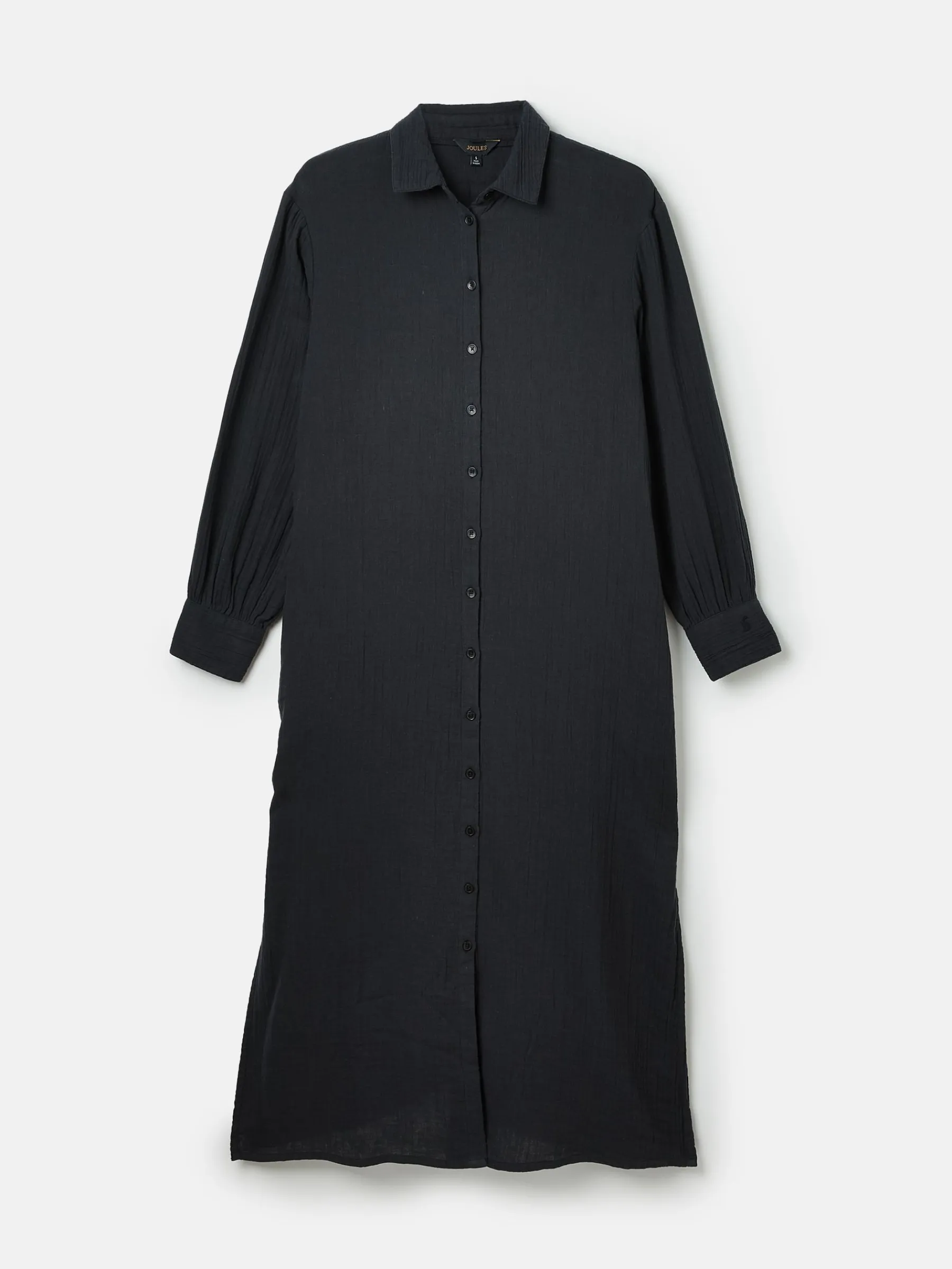 Erica Button Through Cotton Shirt Dress<Joules New