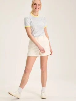 Erin Blue Stripe Short Sleeve T-Shirt<Joules Hot