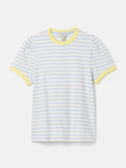 Erin Blue Stripe Short Sleeve T-Shirt<Joules Hot