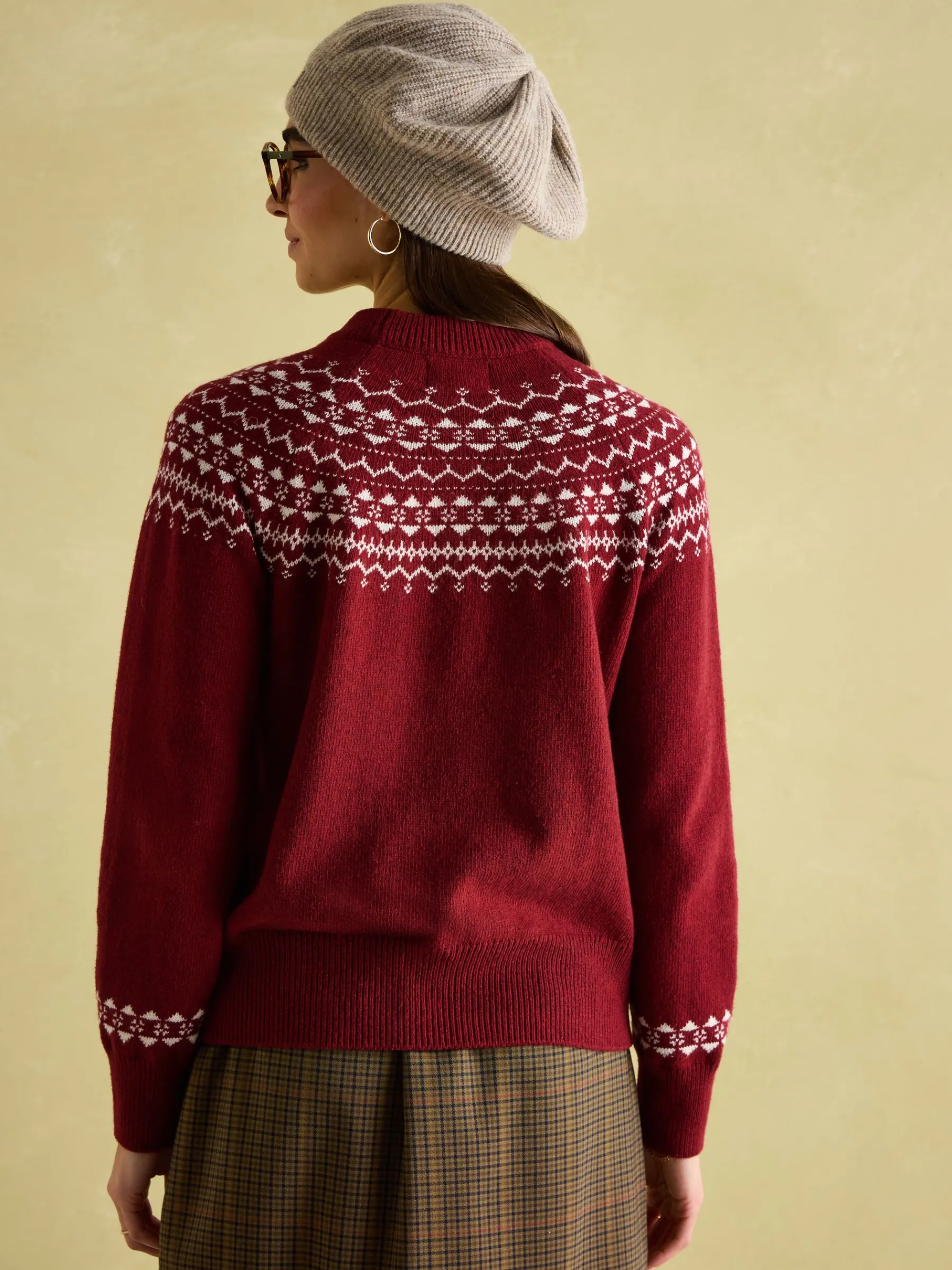 Eve Festive Fair Isle Jumper<Joules Hot