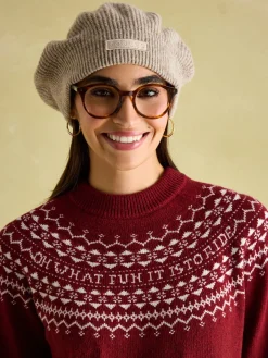Eve Festive Fair Isle Jumper<Joules Hot