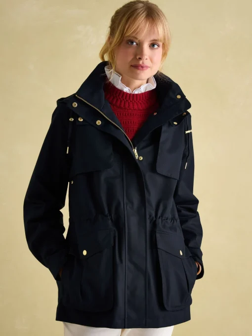Fairford Waterproof Raincoat with Hood<Joules Outlet