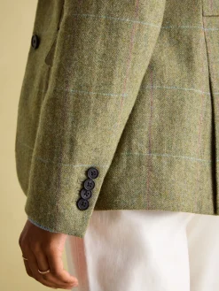Fayfair Khaki Green Tweed Hacking Jacket<Joules Outlet