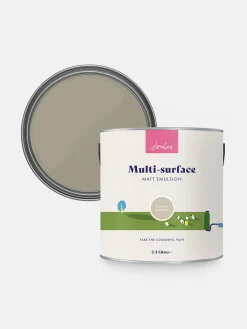 Fedora Feather Silver Grey Multi Surface Matt Emulsion<Joules Online