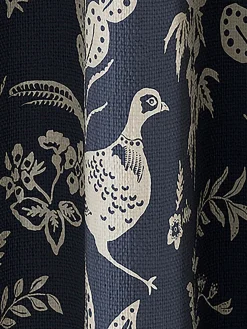 Festival Pheasants Set of 2 Blackout Eyelet Curtains<Joules