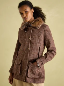 Fieldcoat Luxe Fieldcoat Luxe 3-in-1 Tweed Coat with Removable Quilted Gilet<Joules Sale