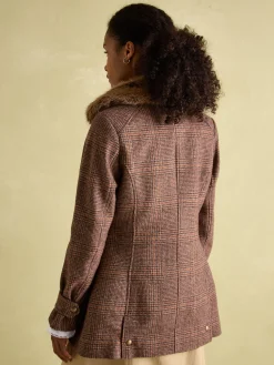 Fieldcoat Luxe Fieldcoat Luxe 3-in-1 Tweed Coat with Removable Quilted Gilet<Joules Sale