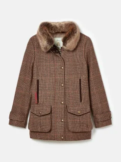Fieldcoat Luxe Fieldcoat Luxe 3-in-1 Tweed Coat with Removable Quilted Gilet<Joules Sale