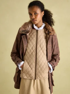 Fieldcoat Luxe Fieldcoat Luxe 3-in-1 Tweed Coat with Removable Quilted Gilet<Joules Sale