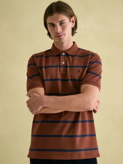 Filbert Brown & Navy Striped Polo Shirt<Joules Sale