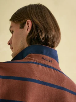 Filbert Brown & Navy Striped Polo Shirt<Joules Sale