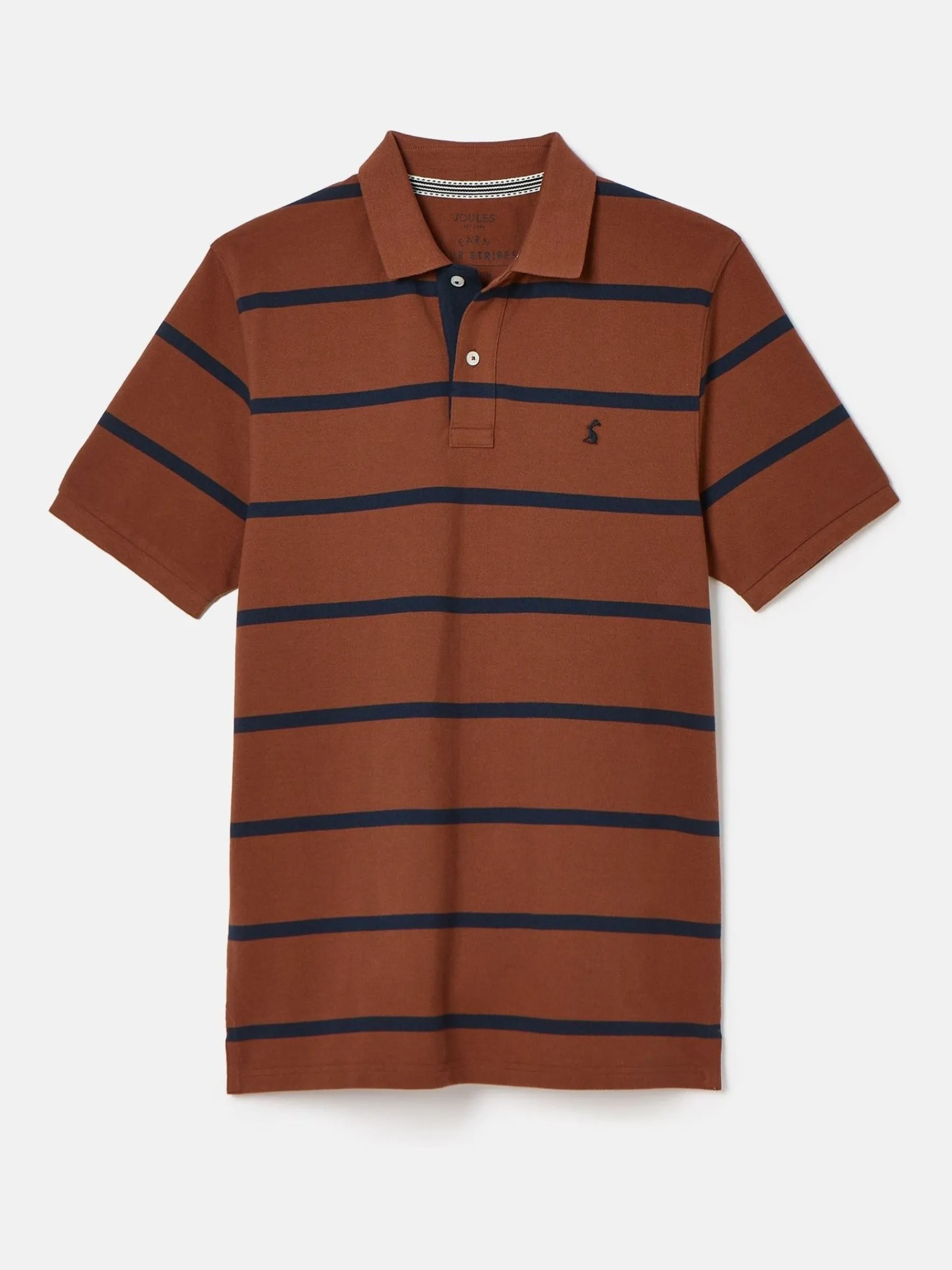Filbert Brown & Navy Striped Polo Shirt<Joules Sale