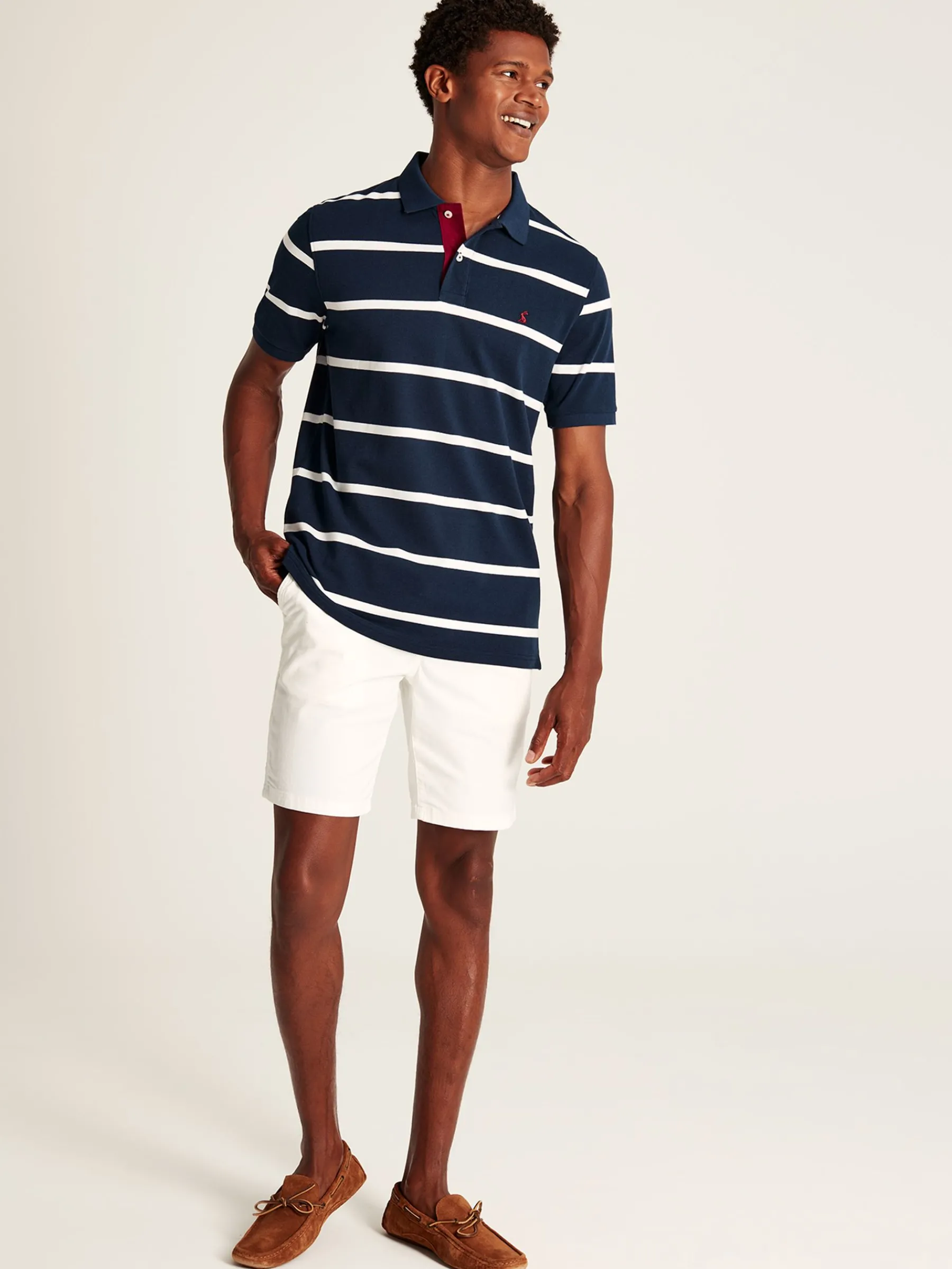 Filbert Striped Polo Shirt<Joules