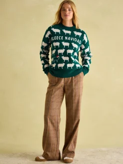 Fleece Navidad Christmas Jumper<Joules Online